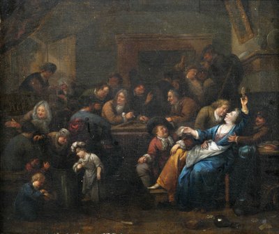 Merry Making in the Tavern by Circle of Richard Brakenburgh